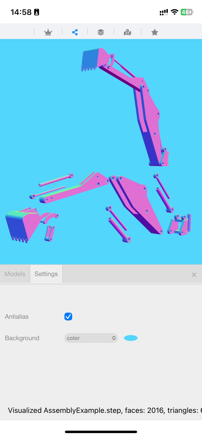 STEP File Viewer screenshot